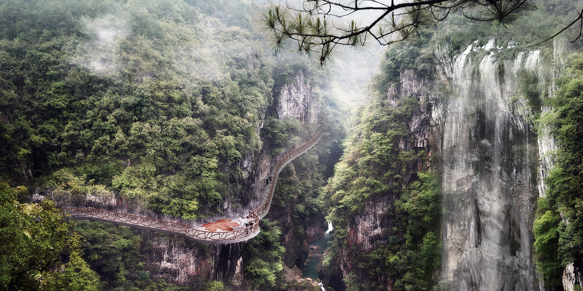 湖南?湘西土家族苗族自治州花桓古苗河峡谷旅游景区设计