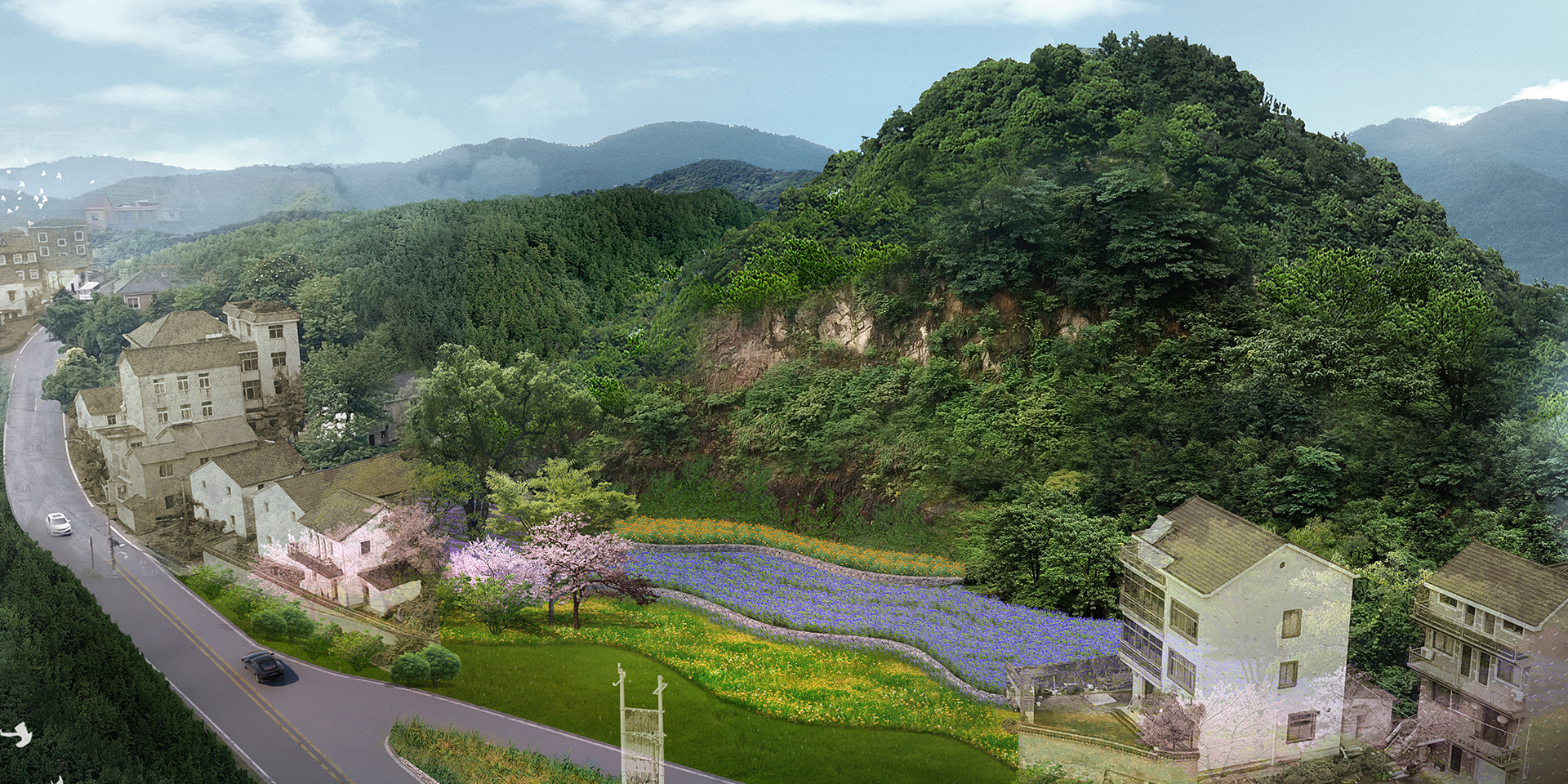 浙江?杭州 富阳矿山及边坡景观修复工程